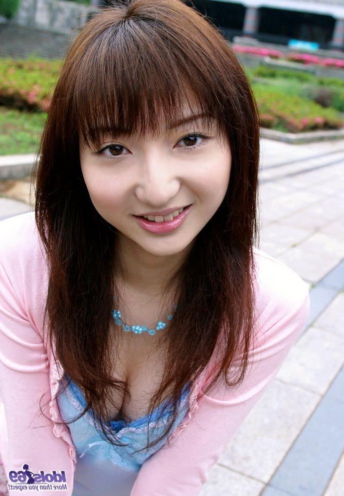 16P Hot Japanese tramp in red hot lingerie shows off her pussy
