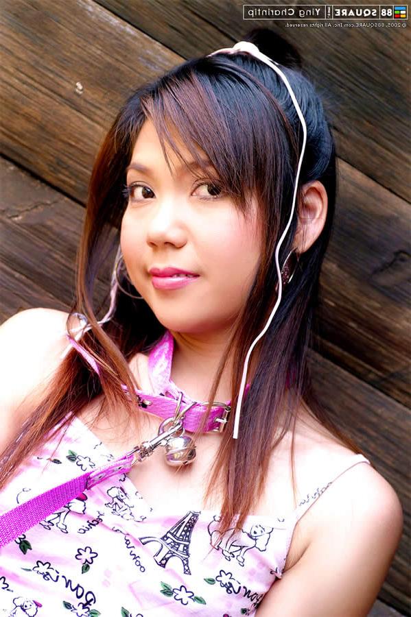 15P Cute thai girl showing off her soft body