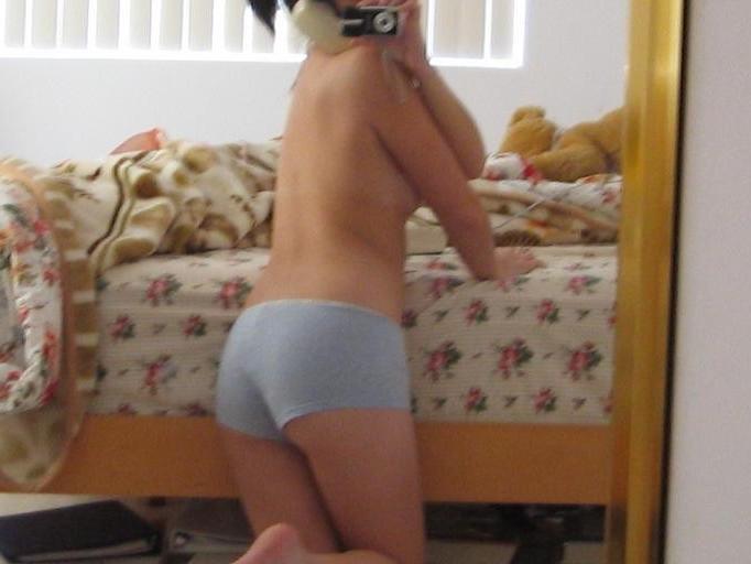 15P Amateur Asian teen girlfriend strips and spreads open her pussy
