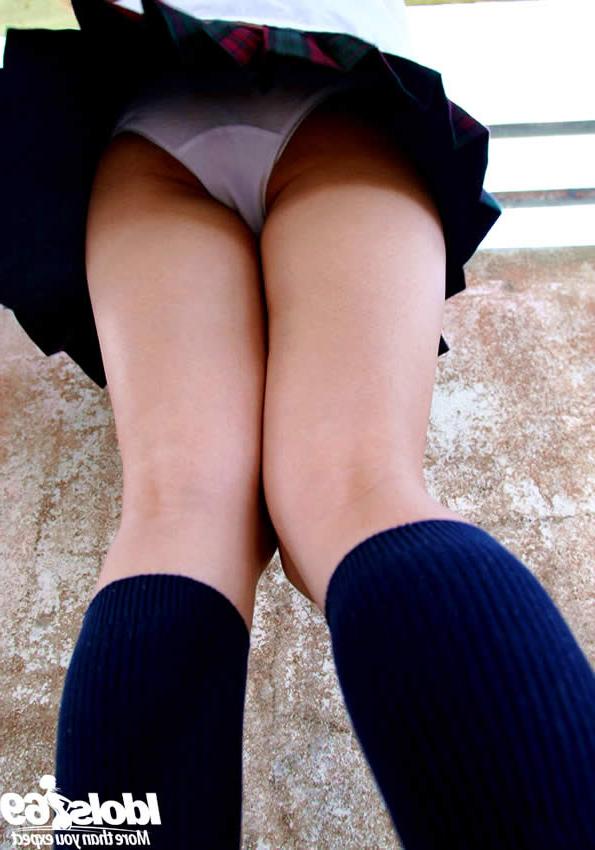 15P Cute japanese girl in a school uniform