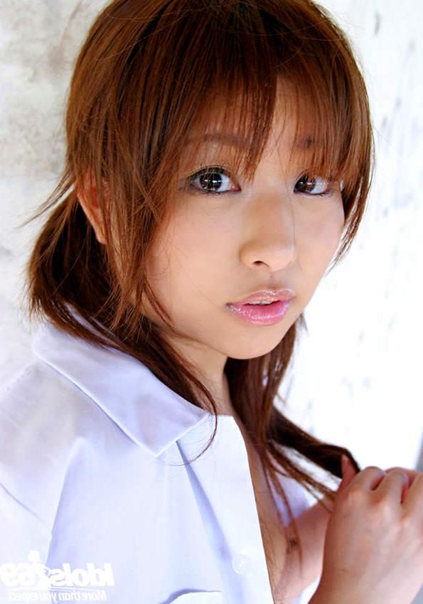 15P Cute japanese girl in a school uniform