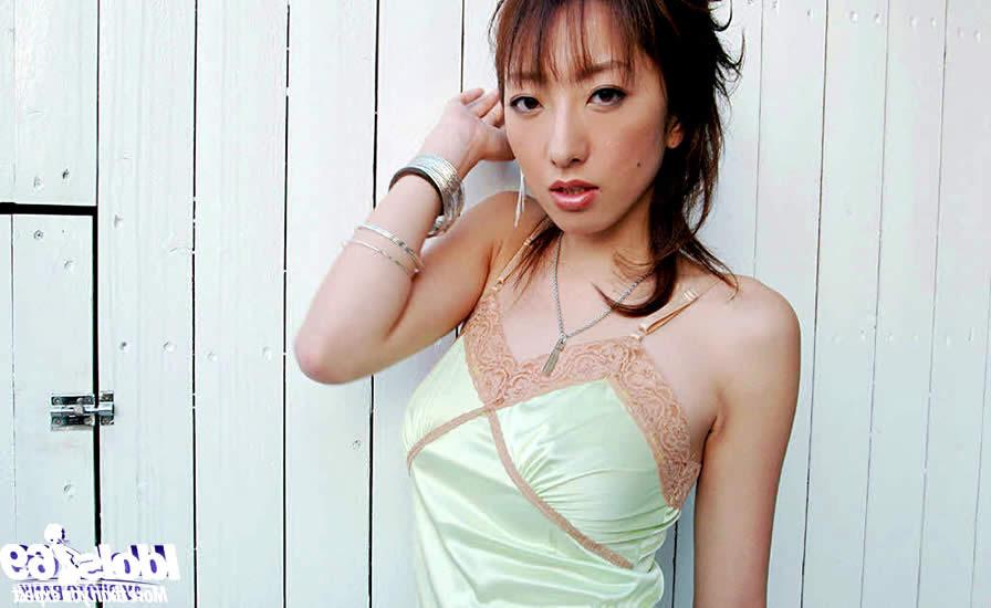 15P Slender japanese girl posing in sexy lingerie