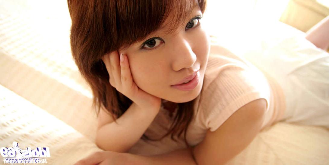 15P Cute japanese girl with big natural breasts