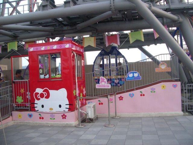15P Cute small titted Asian teen girlfriend strips on a ferris wheel
