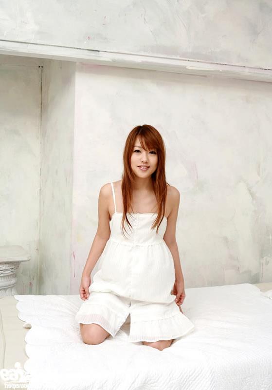 15P Petite japanese teen playing on her bed