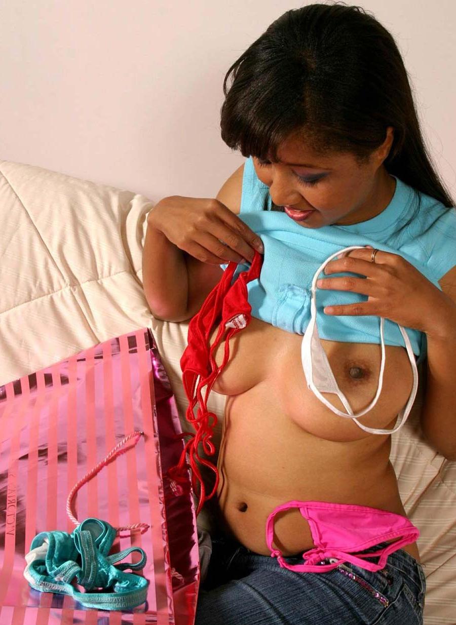 20P Horny asian loves to tease while playing with her panty
