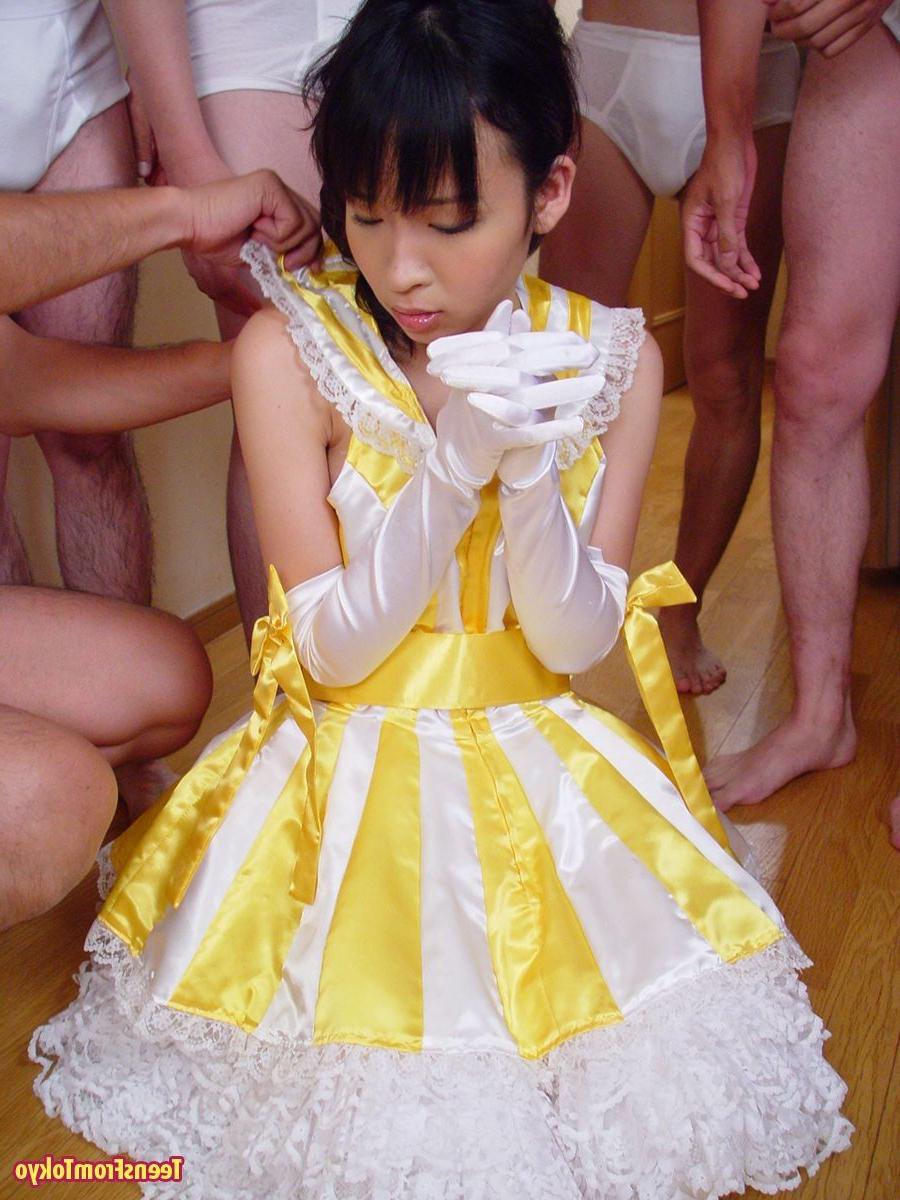 16P Japanese teen getting gangbanged