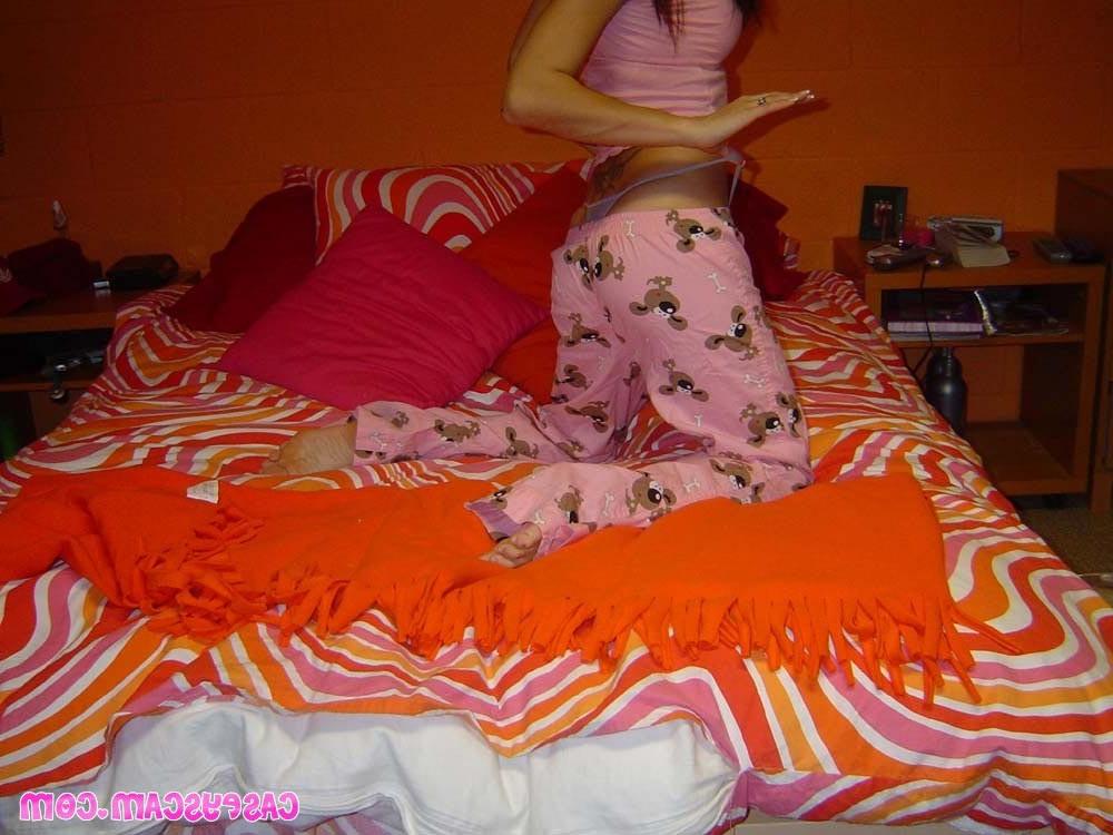 20P Busty asian teen ready for bed