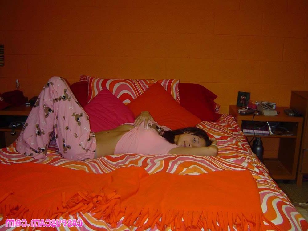 20P Busty asian teen ready for bed
