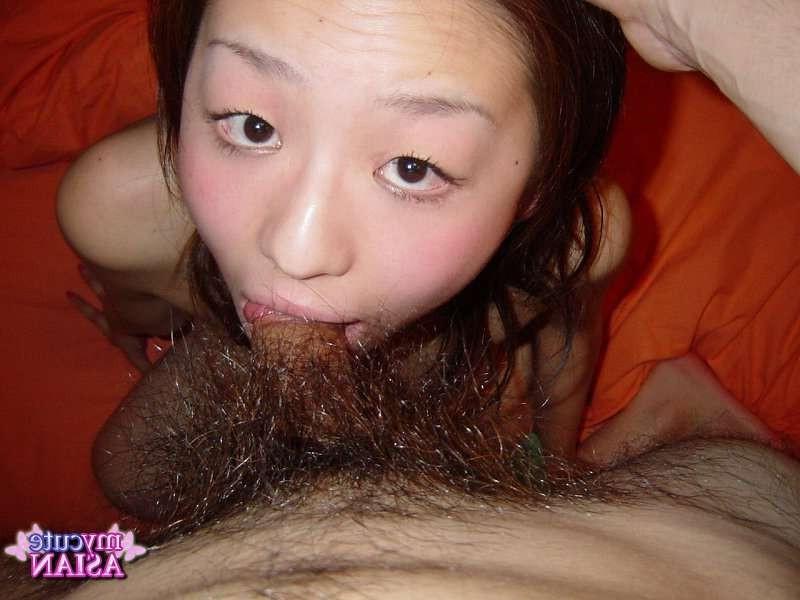 16P Asian coed plays with toy and then with a boy