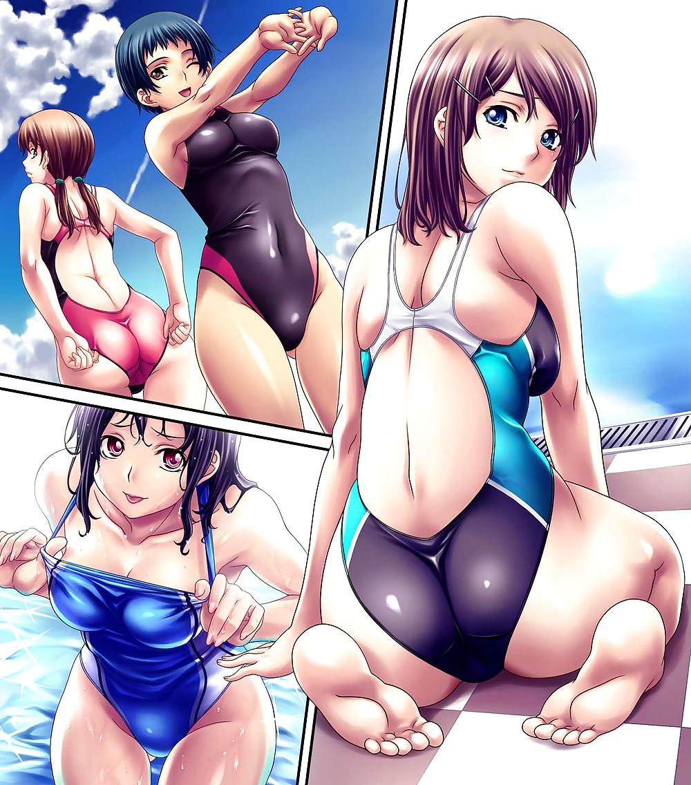 20P Various Anime-Manga-Hentai Images Vol 5: Swimsuits.