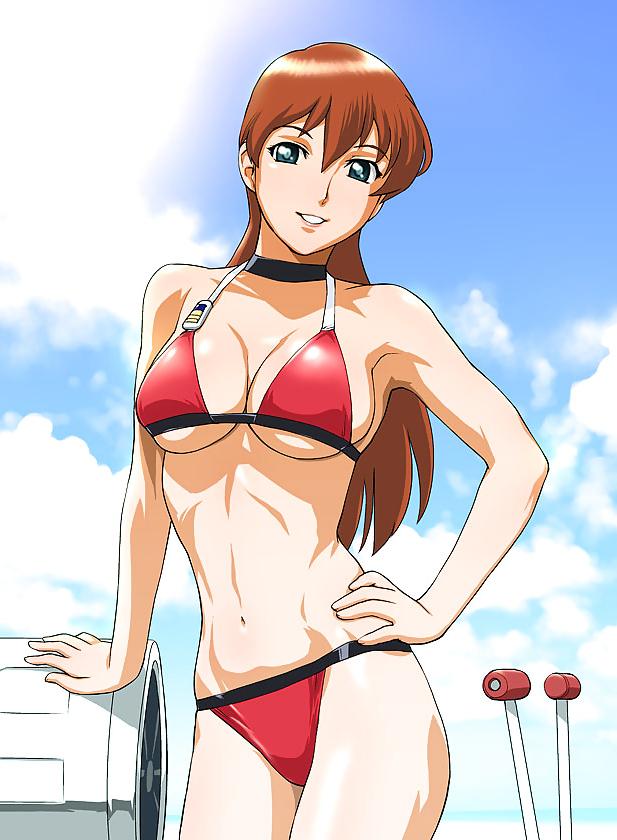 20P Various Anime-Manga-Hentai Images Vol 5: Swimsuits.