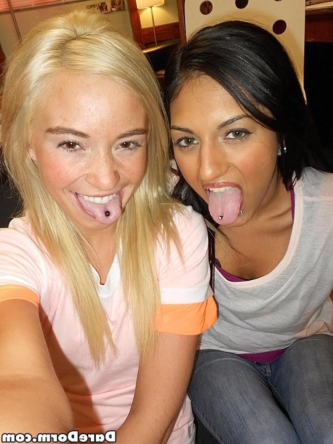 15P Tiny titted blonde college teen pulls down panties in dorm room