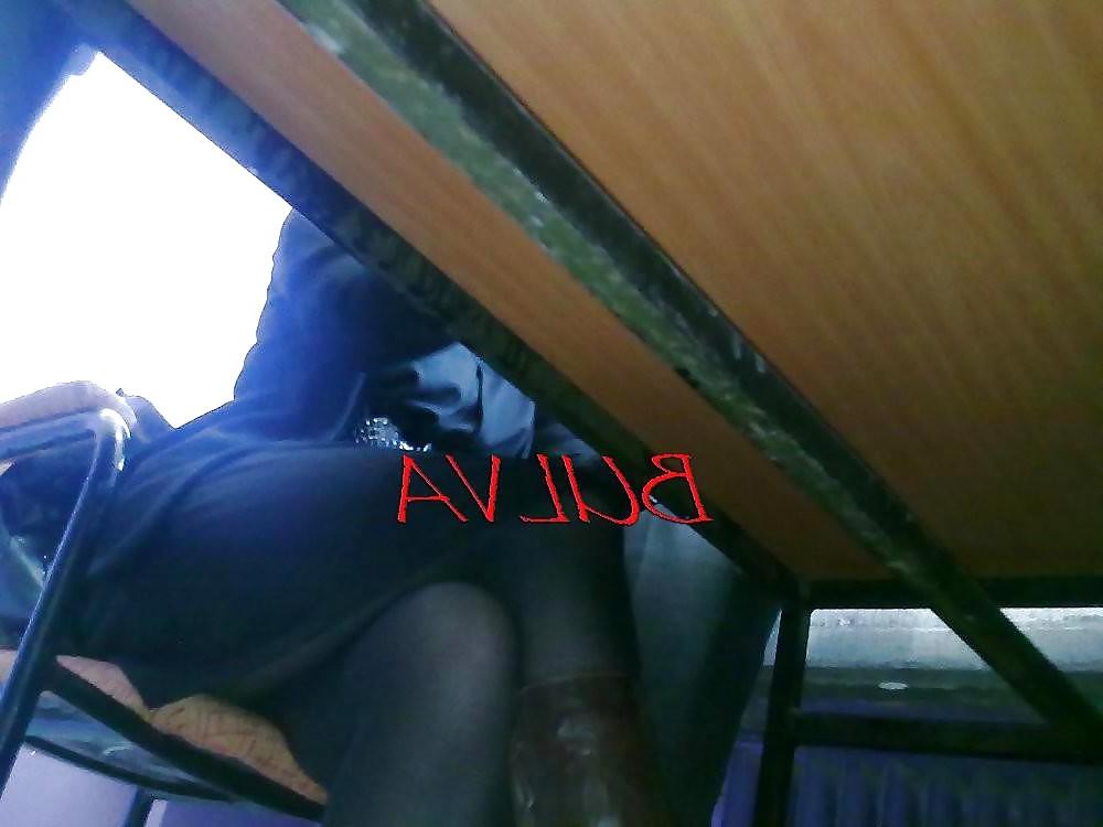 11P Turkish Teacher Upskirt - Ogretmene Okulda Etek Alti 