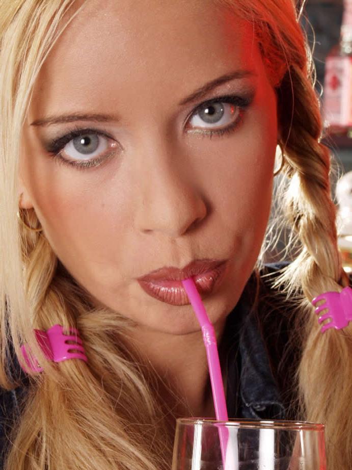 18P Drunk and horny teen drops her panties at the bar
