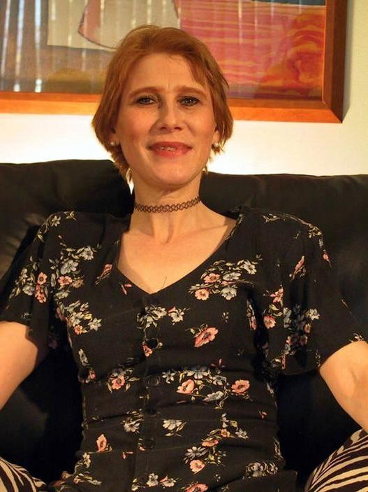 16P Old Lady Redhead in Lingerie Showing Mature Cunt