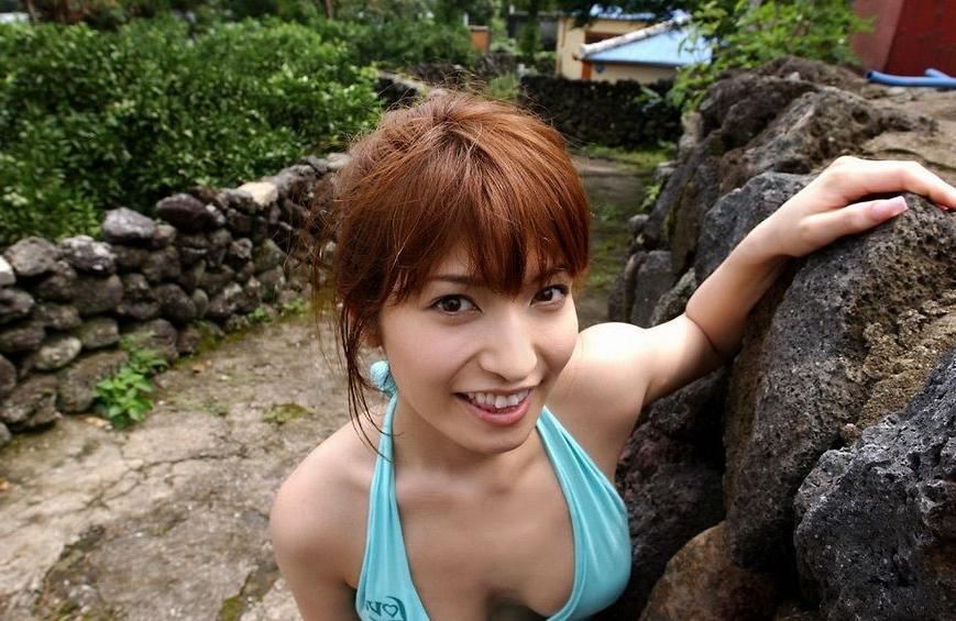 15P Redhead japanese An Nanba showin titties and pussy