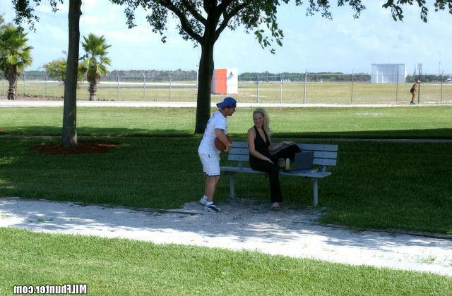 15P The hunter meets a blonde milf at the basketball court thens takes her home for 