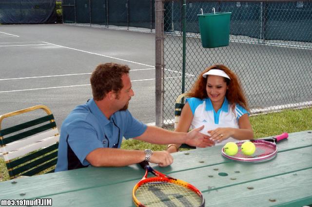 12P Sweet tennis playing mom gets picked up by the hunter and nailed
