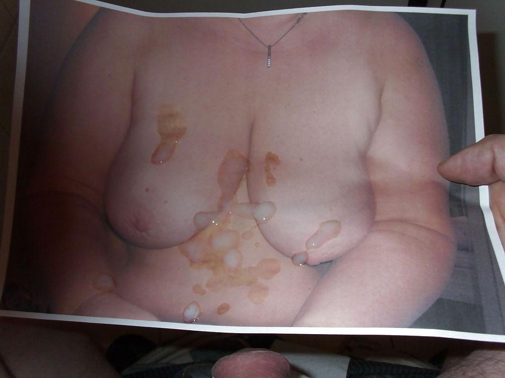 4P Cum on my tits again