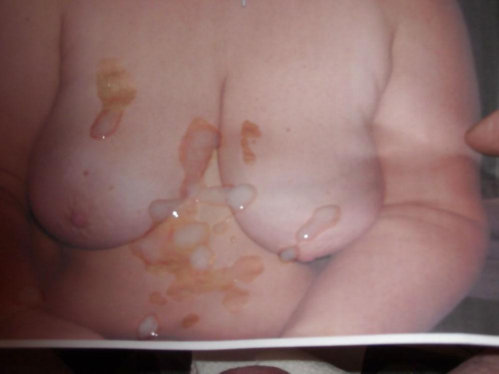 4P Cum on my tits again