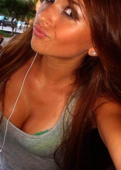 15P Gorgeous blonde teen with nice tits posing on camera naked