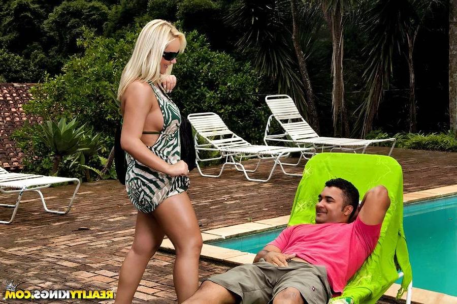 14P Beautiful hot fucking brazilian babe gets her amazing ass fucked at the pool in 