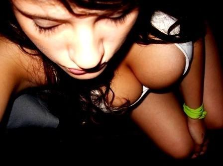 15P Gorgeous blonde teen with nice tits posing on camera naked