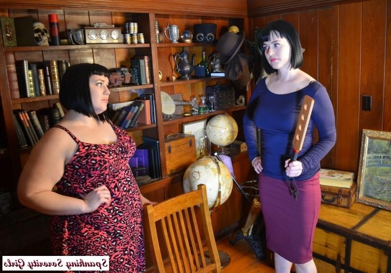 16P Principal Snow Mercy spanks new teacher Alexxxis Alure