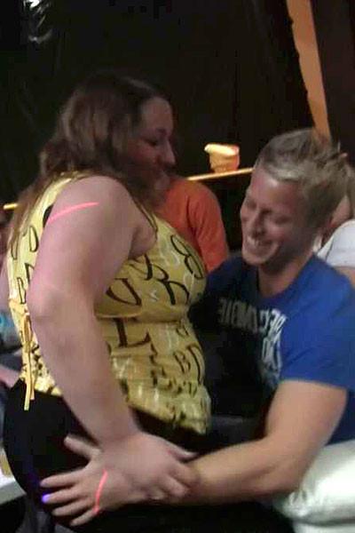 12P Drunken fatties at a bar are having an orgy and the party is fucking great with 