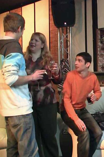 12P At the bar the drunken fat chicks strip, suck, and get fucked by the slender you