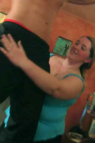 12P Horny BBW babes are in the bar having sex and sucking dicks and the orgy is sizz