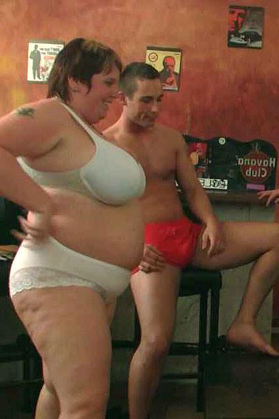 12P Horny BBW babes are in the bar having sex and sucking dicks and the orgy is sizz