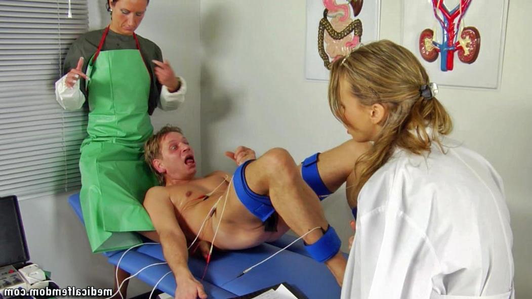12P Medical bitches force a dude to cum