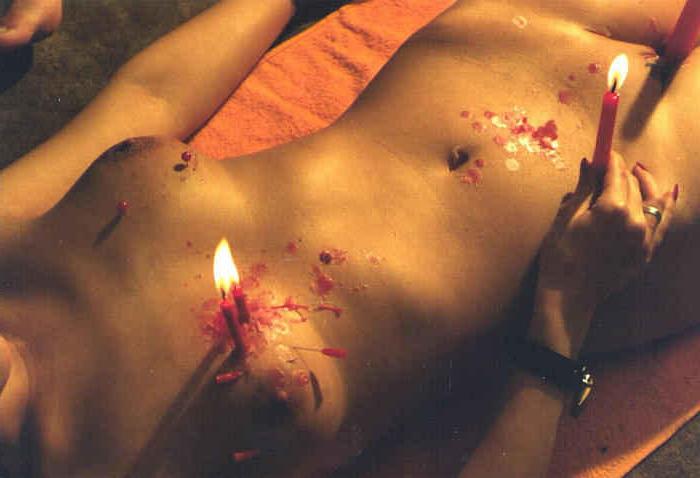 15P Vintage burning torture of slave girl Ra in pain and needle feti