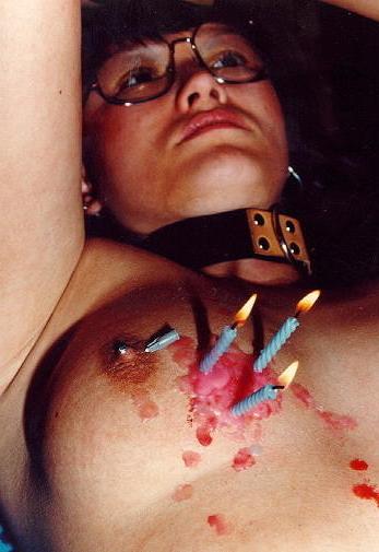 15P Vintage burning torture of slave girl Ra in pain and needle feti