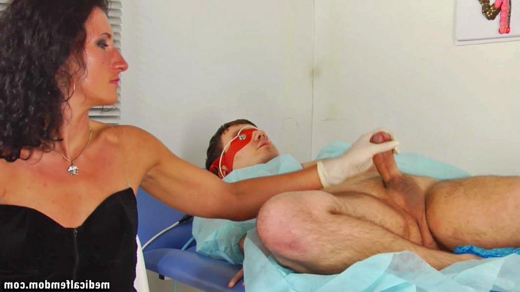 12P Man totally subdued by medical mistresses