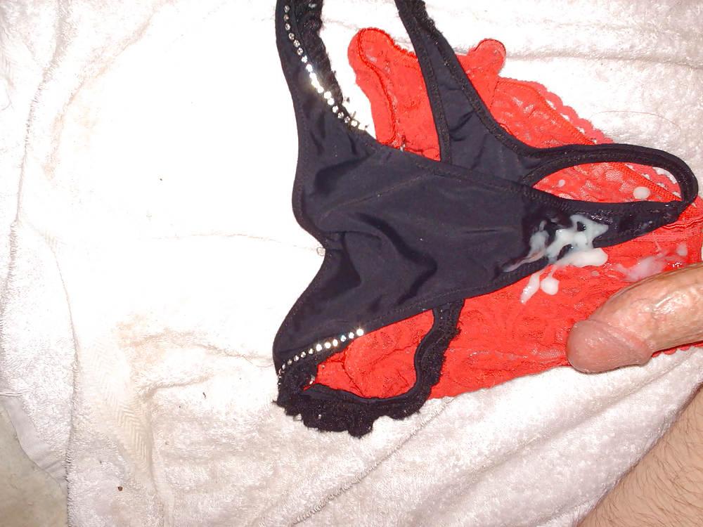 25P My cum on panties