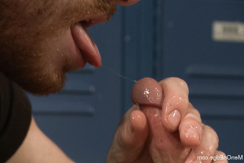 15P Hot baseball player edged and toyed with in locker room