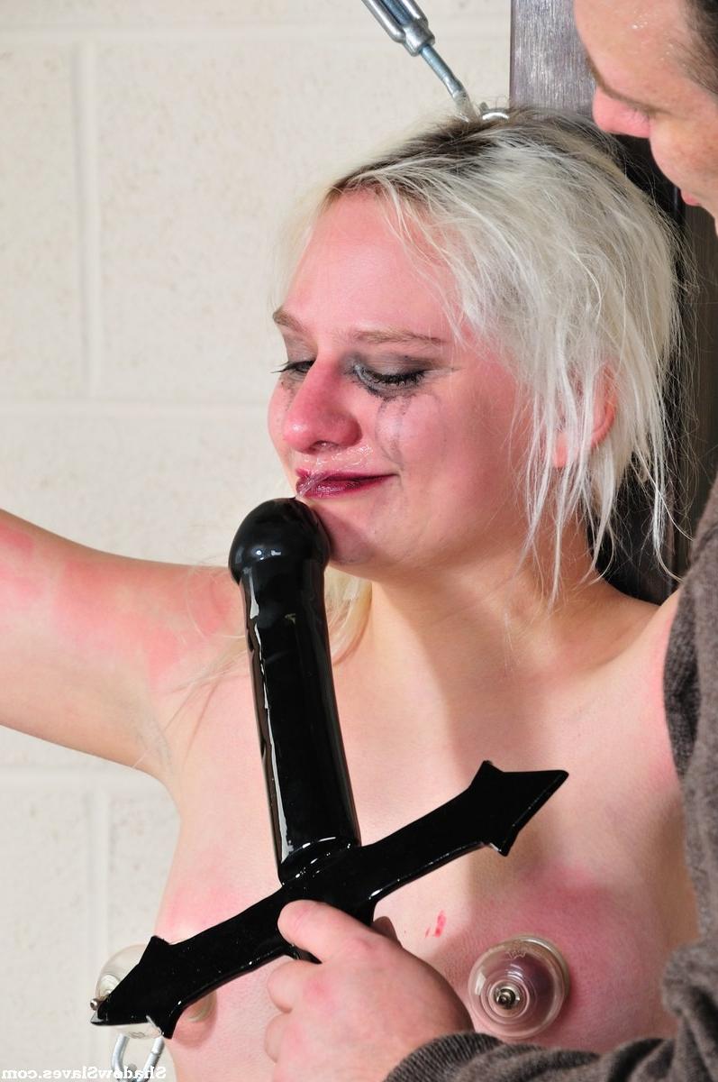 16P Tied crying slaves bizarre insertions and nipple pain to tears