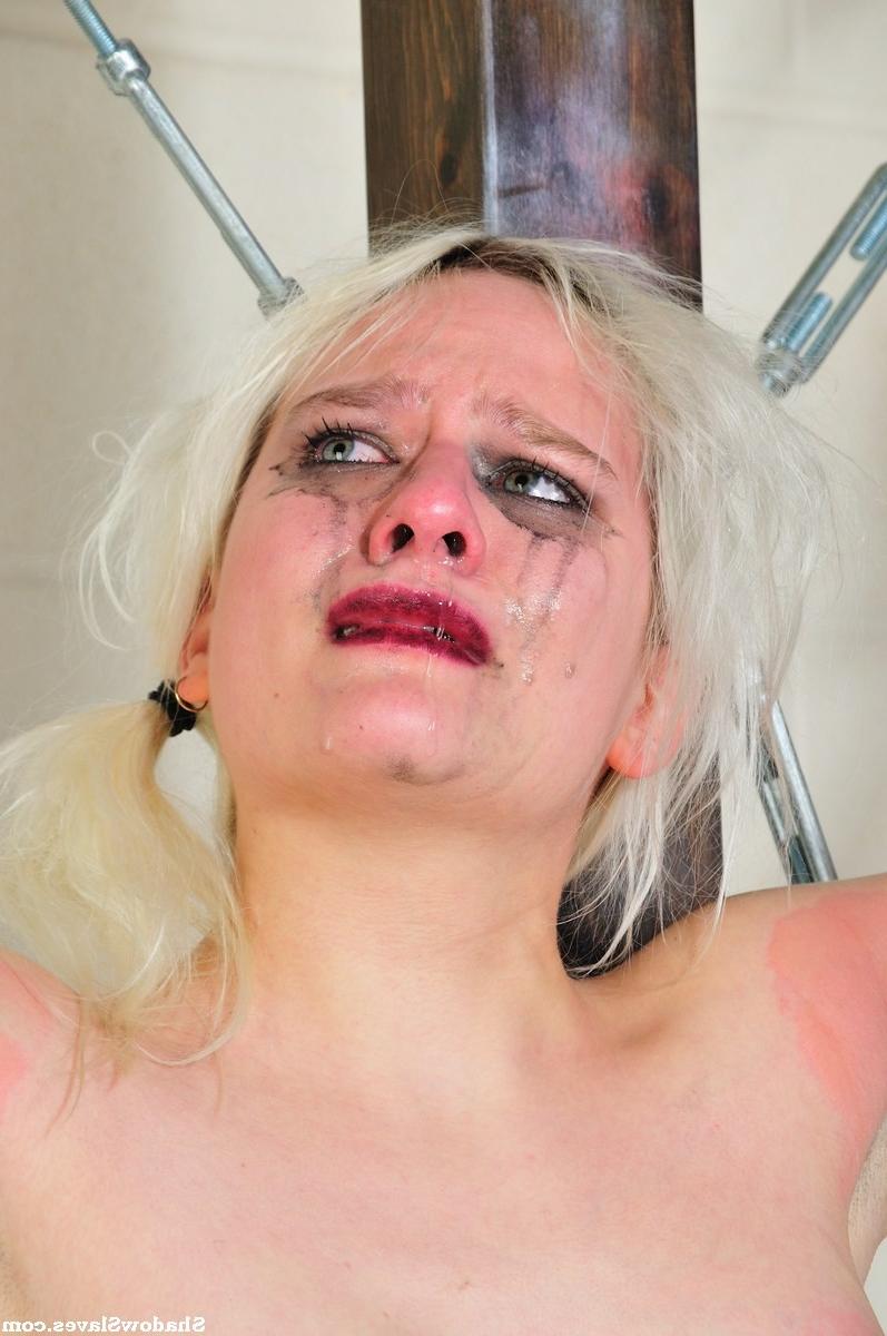 16P Tied crying slaves bizarre insertions and nipple pain to tears
