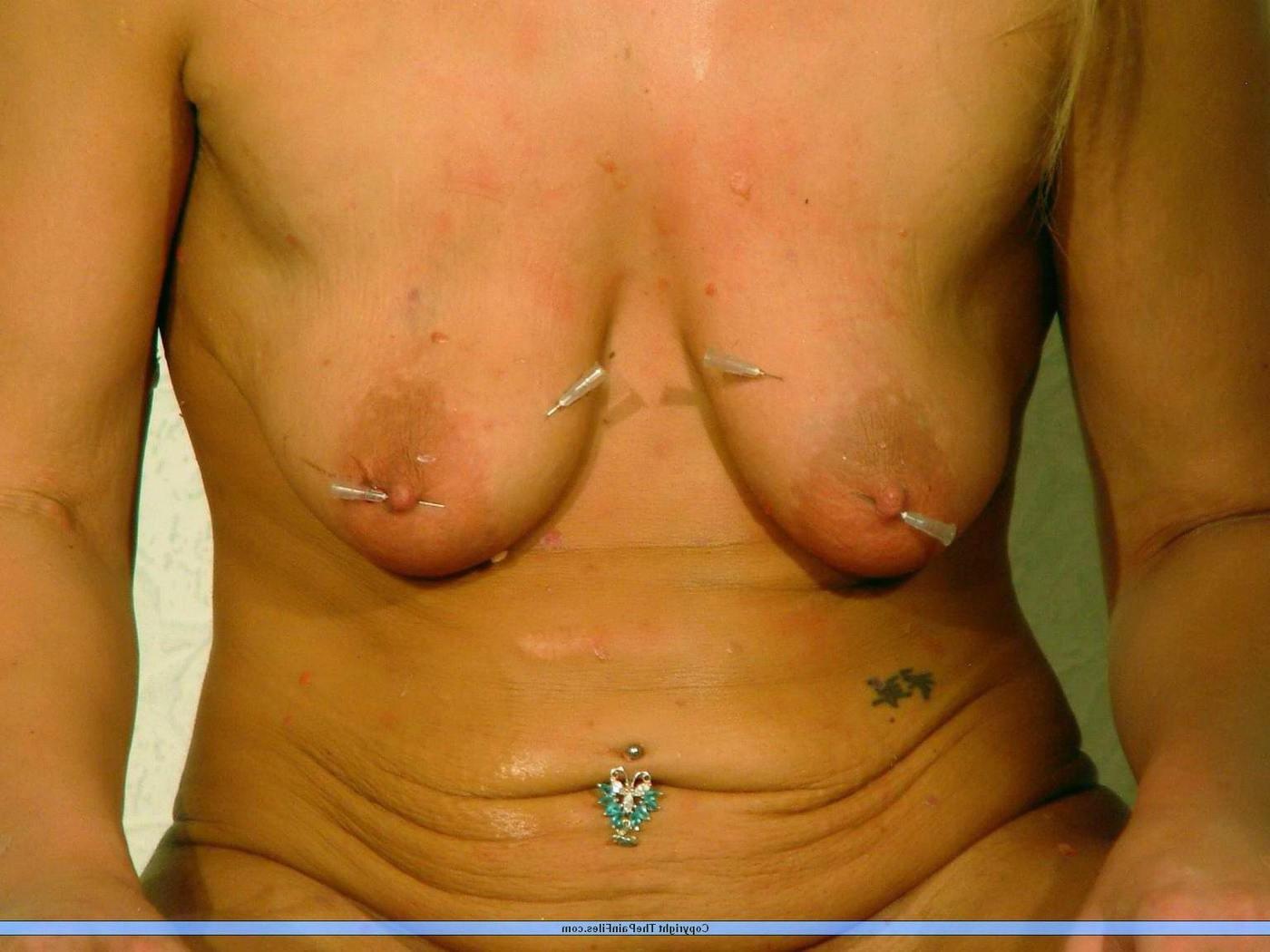 16P Psychological bdsm head games and needle pain for blonde slavegirl Crystel Lei