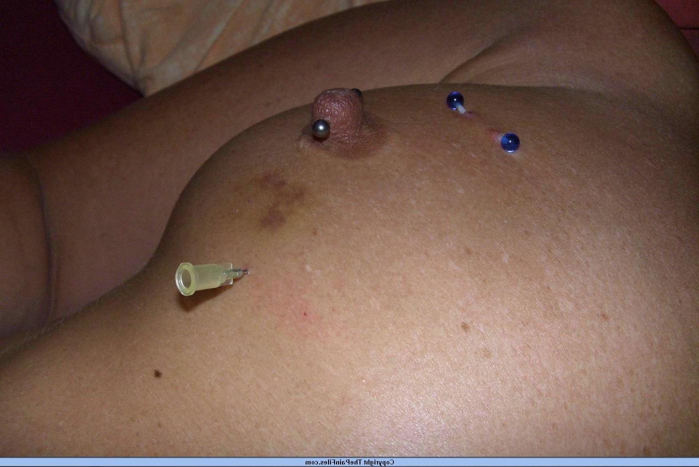16P Mature german bdsm lifestyle slavegirl in bizarre needle pain torments