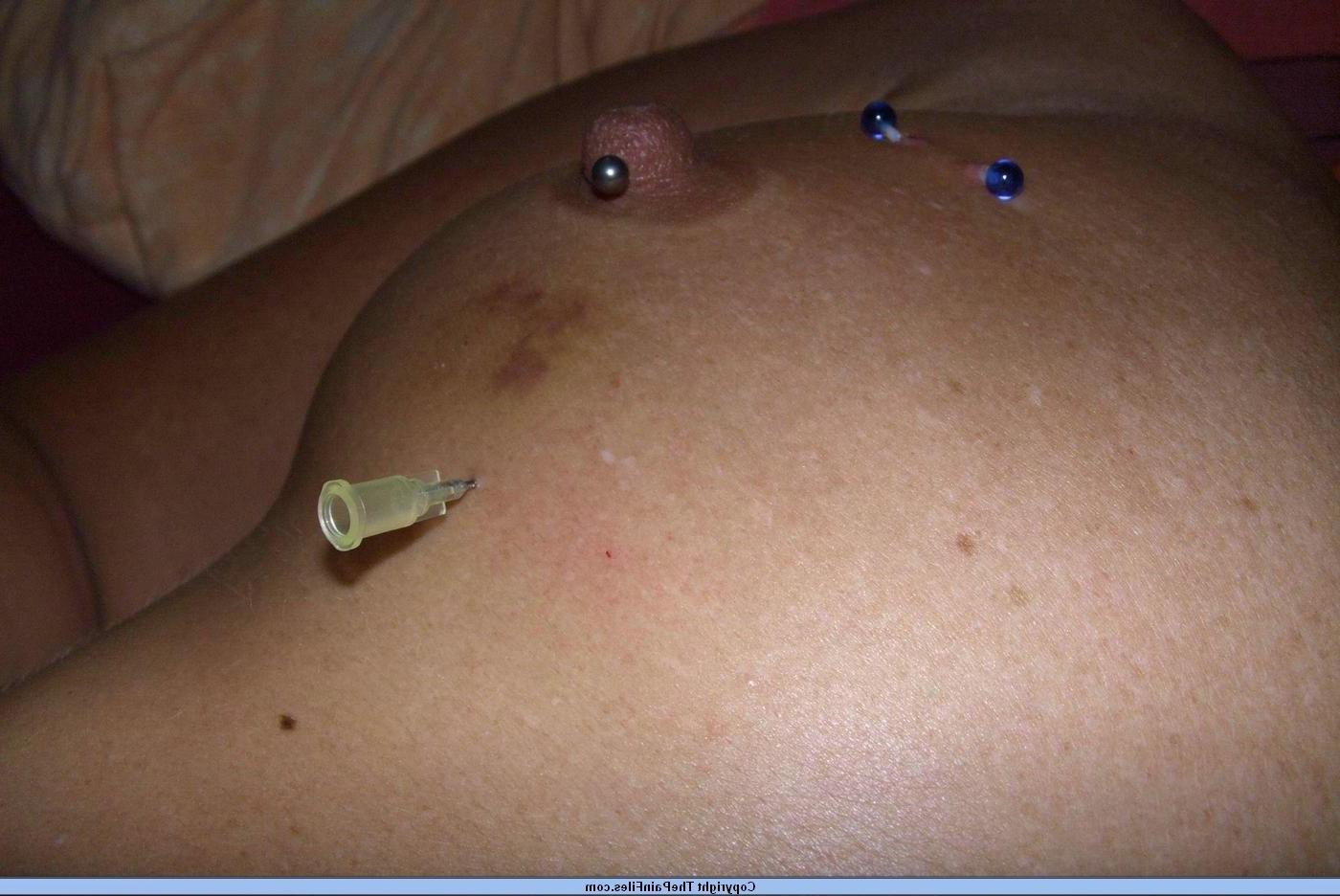 16P Mature german bdsm lifestyle slavegirl in bizarre needle pain torments