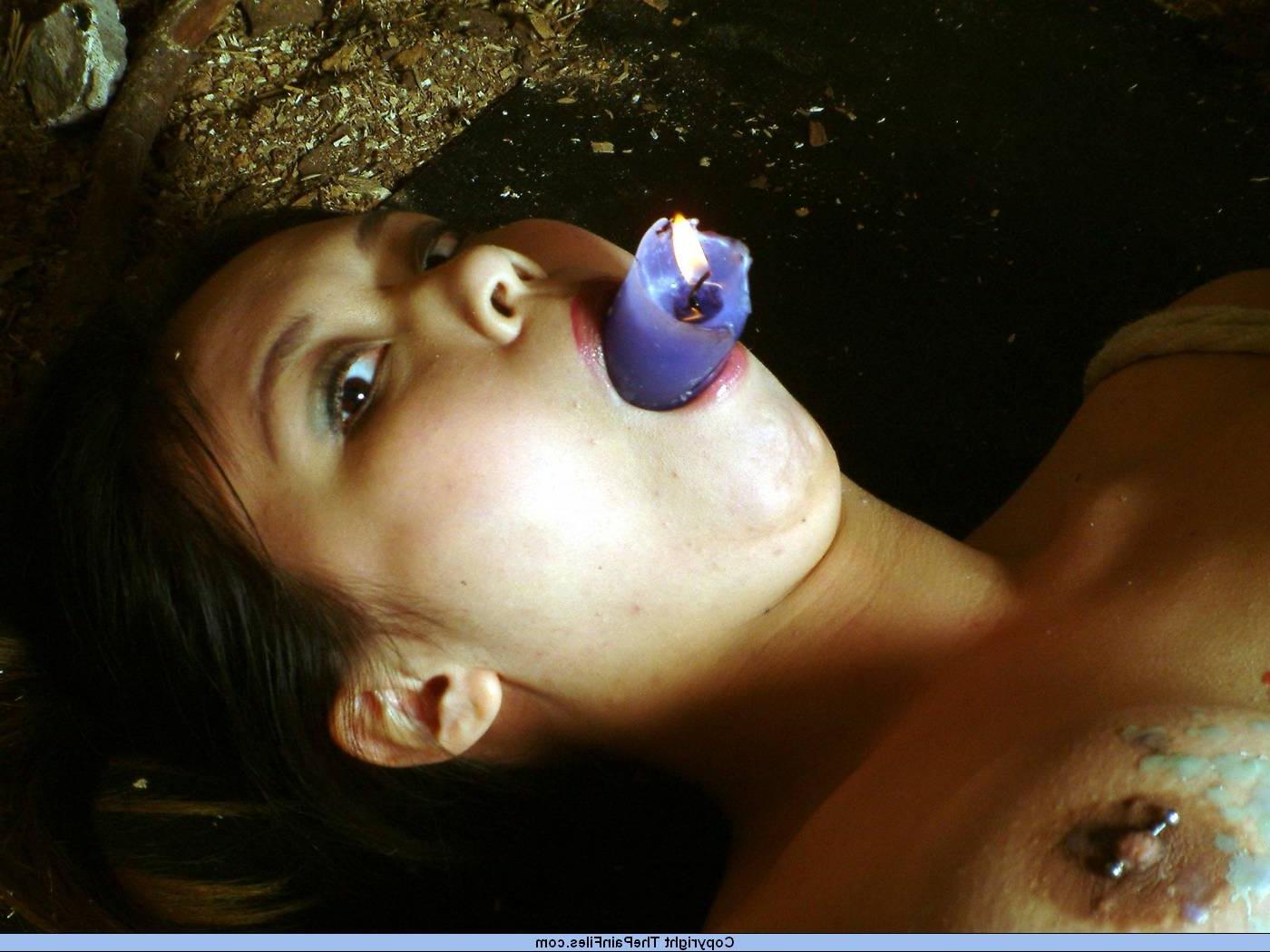 16P Asian bdsm slavegirl in extreme tit and pussy pain