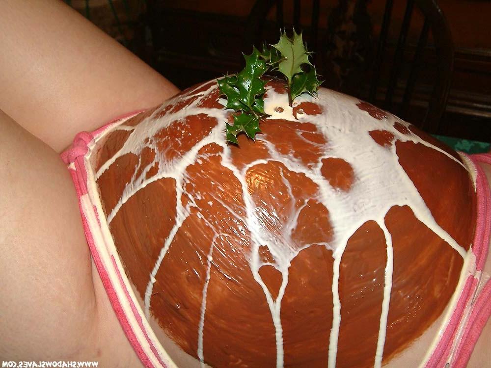 15P Pregnant christmas bondage