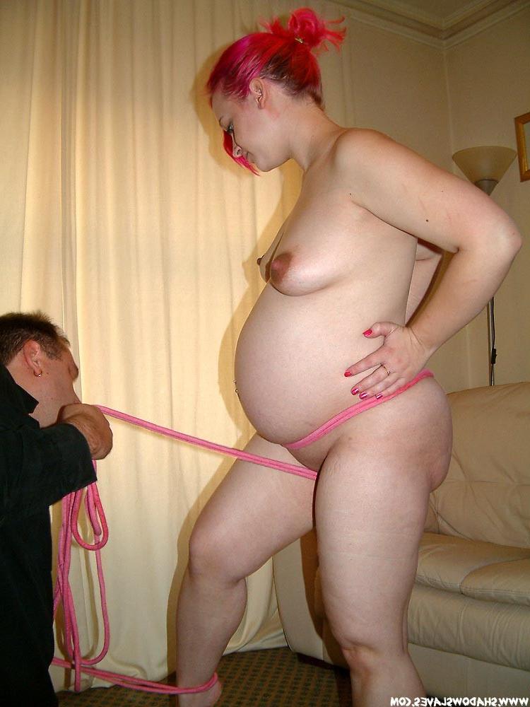 15P Pregnant bondage