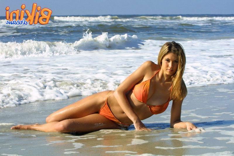 15P Babe in a bikini at the beach