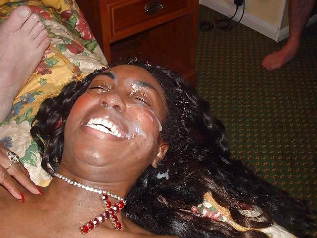 20P Cum on ebony