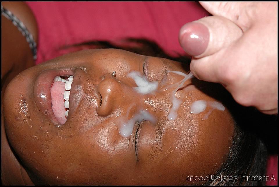 20P Cum on ebony